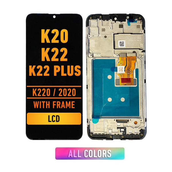 LG K20 (2020) / K22 / K22 PLUS (K220) Pantalla LCD Con Bisel