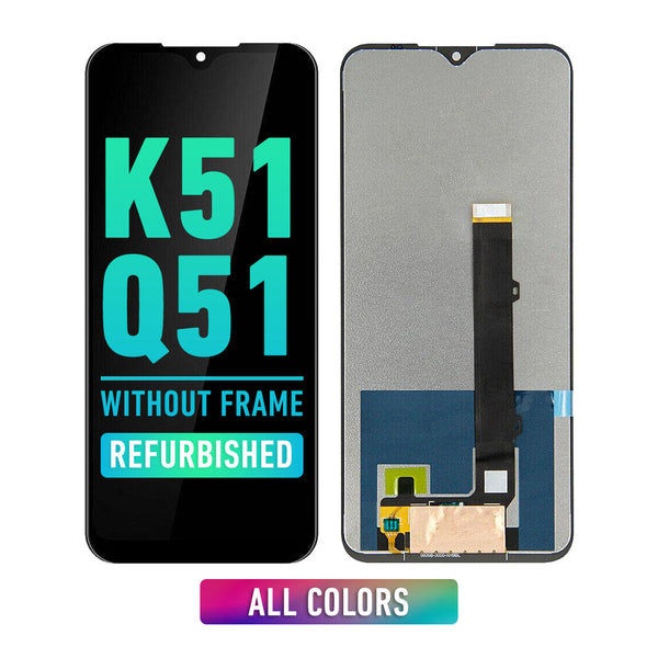 LG K51 / LG Q51 Pantalla LCD Sin Bisel (Reacondicionada) (Todos Los Colores)