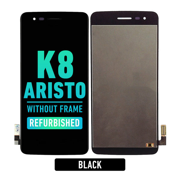 LG K8 (2017) / LG Aristo LCD Pantalla LCD Sin Bisel (Version US) (Reacondicionada) (Negro)