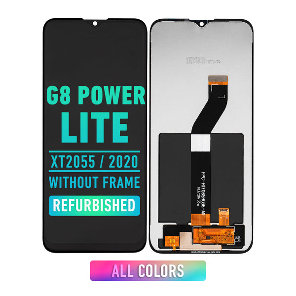 Motorola Moto G8 Power Lite (XT2055) Pantalla LCD Sin Bisel (Reacondicionada) (Todos Los Colores)