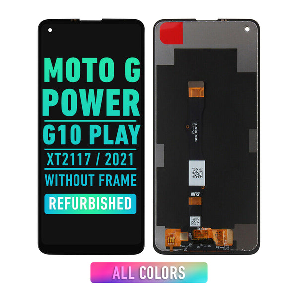 Motorola Moto G Power / G10 PLAY (XT2117 / 2021) Pantalla LCD Sin Bisel (Reacondicionada) (Todos Los Colores)