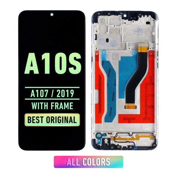Samsung Galaxy A10s (A107 / 2019) Pantalla Con Bisel (Reacondicionada) (Todos Los Colores)