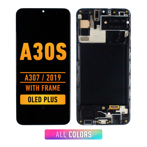 Samsung Galaxy A30s (A307 / 2019) Pantalla Con Bisel (OLED PLUS) (Todos Los Colores)