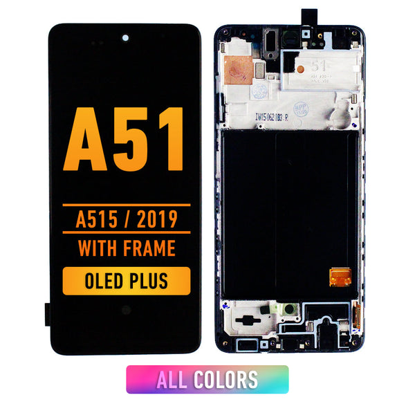 Samsung Galaxy A51 (A515 / 2019) Pantalla Con Bisel (OLED PLUS) (Todos Los Colores)