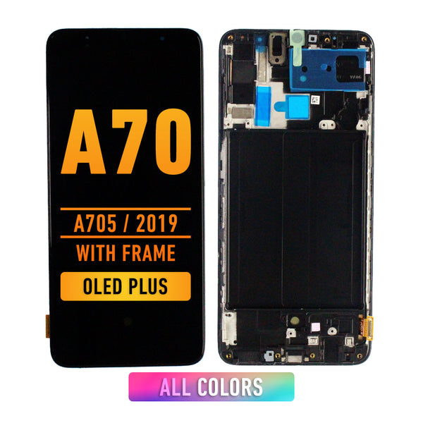 Samsung Galaxy A70 (A705 / 2019) Pantalla Con Bisel (OLED PLUS) (Todos Los Colores)
