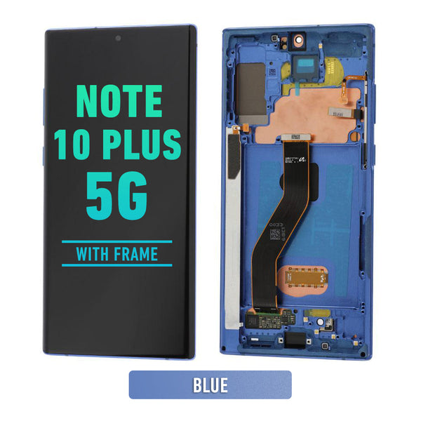 Samsung Galaxy Note 10 Plus / 5G Pantalla Con Bisel (Reacondicionada) (Azul)