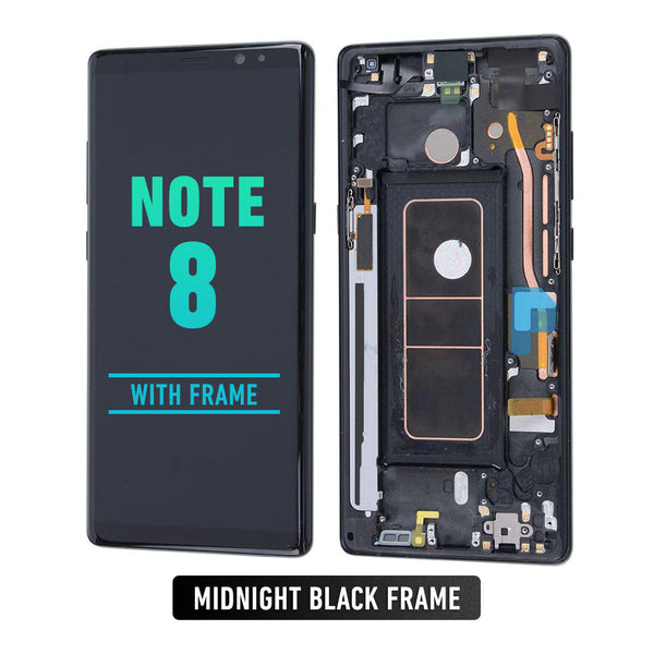 Samsung Galaxy Note 8 Pantalla Con Bisel (Reacondicionada) (Negro Medianoche Frame)