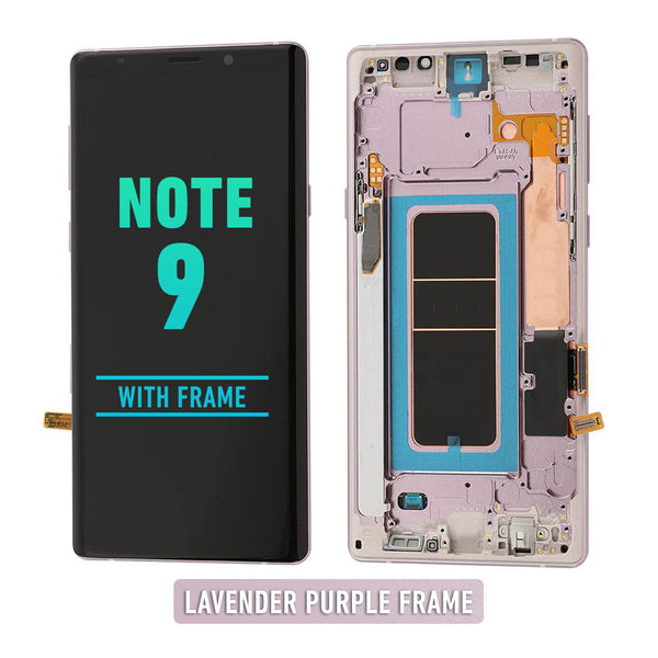 Samsung Galaxy Note 9 Pantalla Con Bisel (Reacondicionada) (Lavanda Purpura Frame)