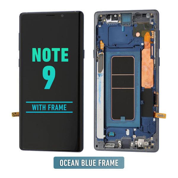 Samsung Galaxy Note 9 Pantalla Con Bisel (Reacondicionada) (Azul Oceánico Frame)