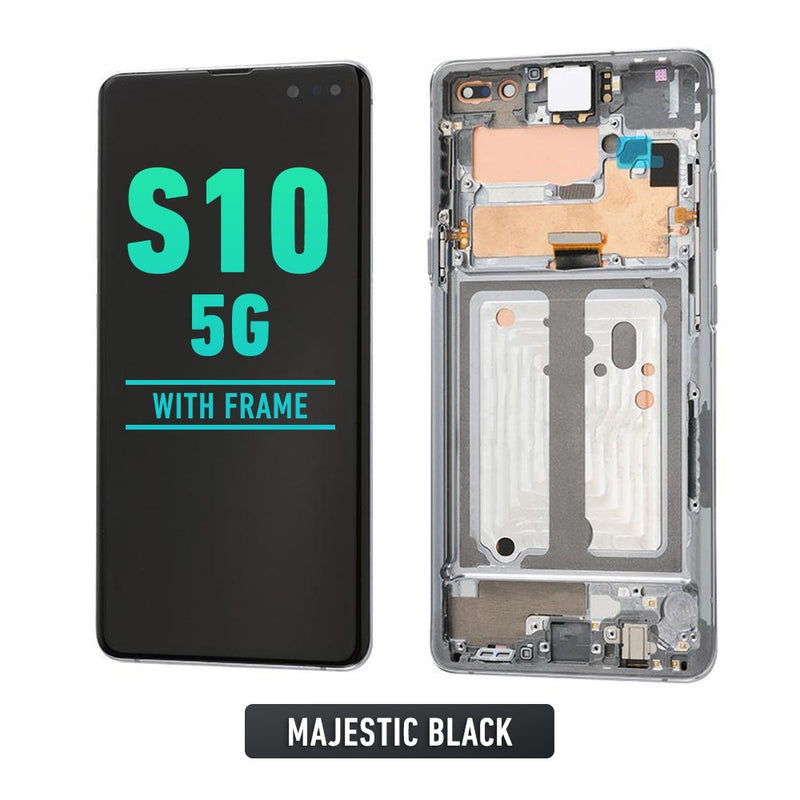 Samsung Galaxy S10 5G Pantalla Con Bisel (Reacondicionada) (Negro Majestuoso)