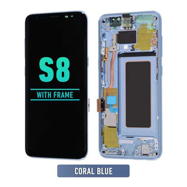 Samsung Galaxy S8 Pantalla Con Bisel (Reacondicionada) (Azul Coral)