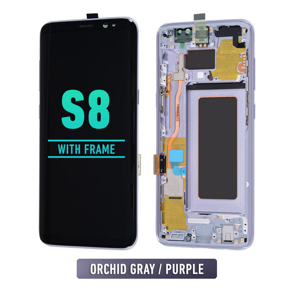 Samsung Galaxy S8 Pantalla Con Bisel (Reacondicionada) (Gris Orquídea / Purpura)