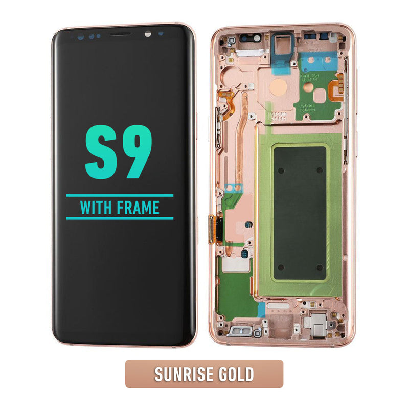 Samsung Galaxy S9 Pantalla Con Bisel (Reacondicionada) (Oro Amanecer)