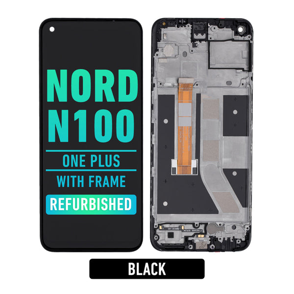 OnePlus Nord N100 Pantalla LCD Con Bisel (Reacondicionada) (Negro)