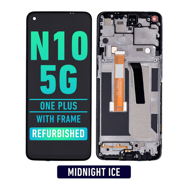 OnePlus Nord N10 5G Pantalla OLED Con Bisel (Reacondicionada) (Hielo Medianoche)
