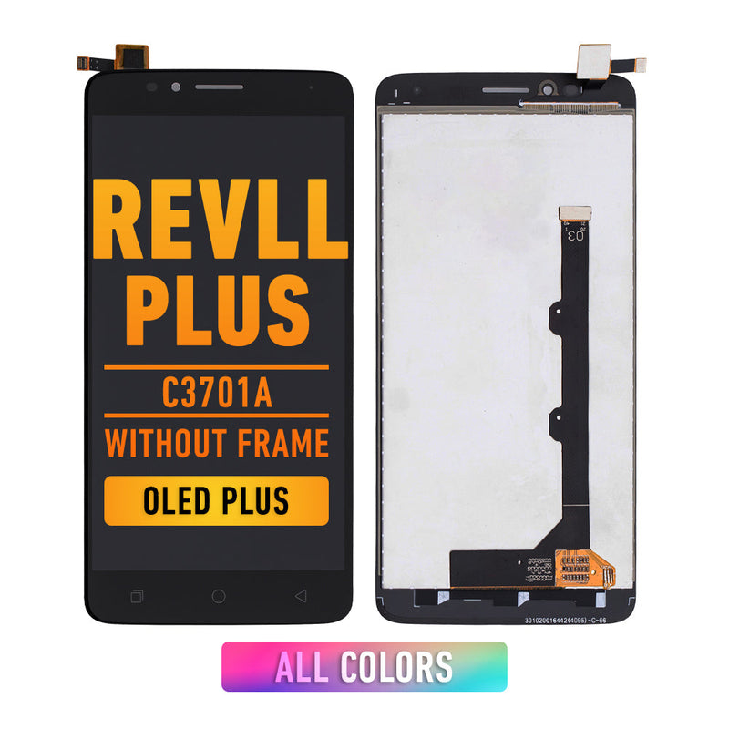 T-Mobile Revvl Plus (C3701A) Pantalla LCD De Reemplazo Sin Bisel (Todos Los Colores)