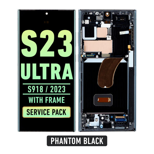 Samsung Galaxy S23 Ultra 5G Pantalla Con Bisel (Service Pack) (Negro Fantasma)
