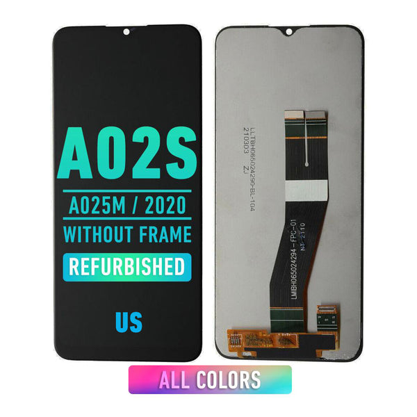 Samsung Galaxy A02S (A025M / 2020) Pantalla Sin Bisel (Reacondicionada) (Versión Americana) (Todos Los Colores)