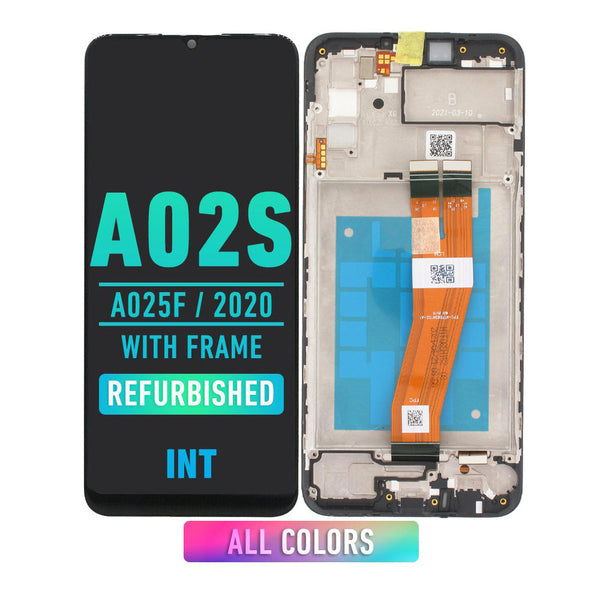 Samsung Galaxy A02S (A025F / 2020) Pantalla Con Bisel (Reacondicionada) (Versión Internacional) (Todos Los Colores)