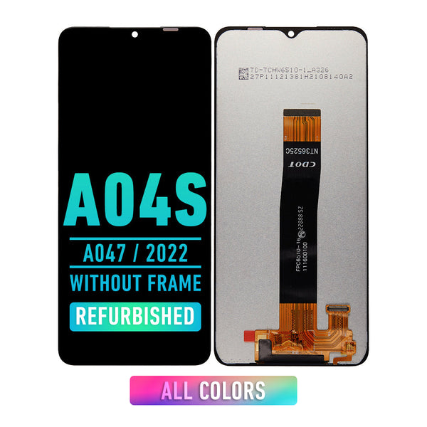 Samsung Galaxy A04S (A047 / 2022) Pantalla Sin Bisel (Reacondicionada) (Todos Los Colores)