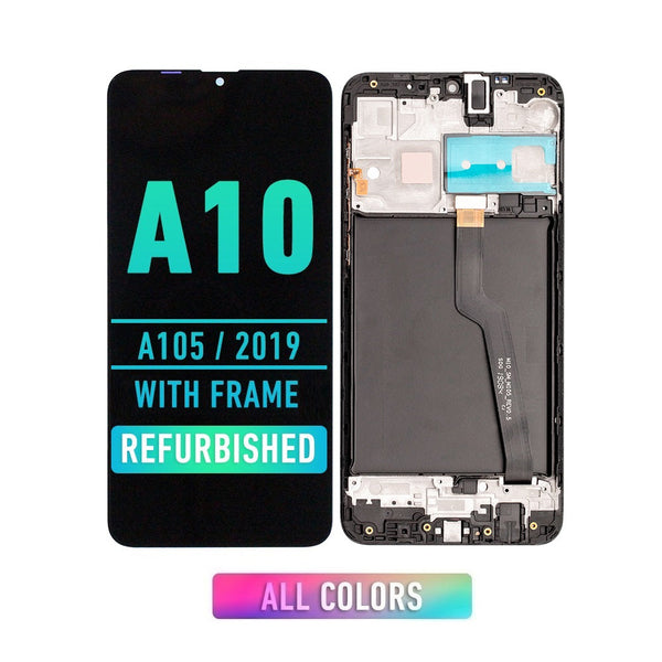 Samsung Galaxy A10 (A105 / 2019) Pantalla Con Bisel (Reacondicionada) (Todos Los Colores)