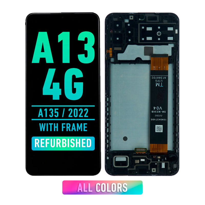 Samsung Galaxy A13 4G (A135 / 2022) Pantalla Con Bisel (Reacondicionada) (Todos Los Colores)