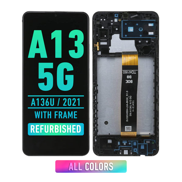 Samsung Galaxy A13 5G (A136U / 2021) Pantalla Con Bisel (Reacondicionada) (Todos Los Colores)