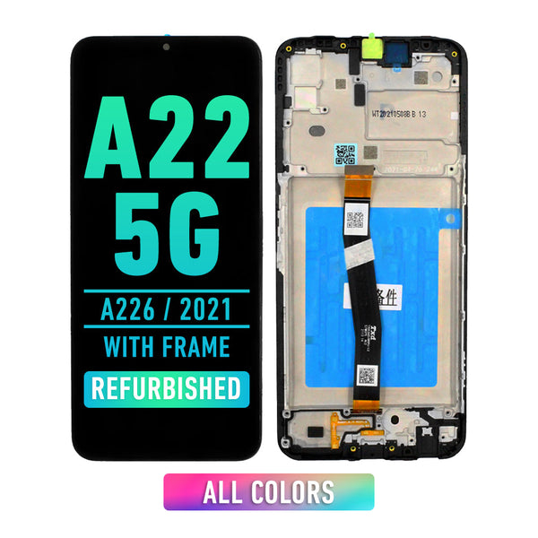 Samsung Galaxy A22 5G (A226 / 2021) Pantalla Con Bisel (Reacondicionada) (Todos Los Colores)