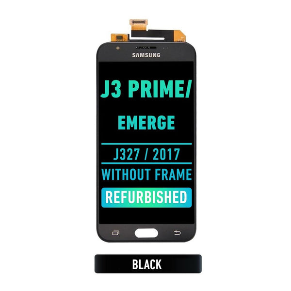Samsung Galaxy J3 Prime / Emerge (J327 / 2017) Pantalla Sin Bisel (Reacondicionada) (Negro)