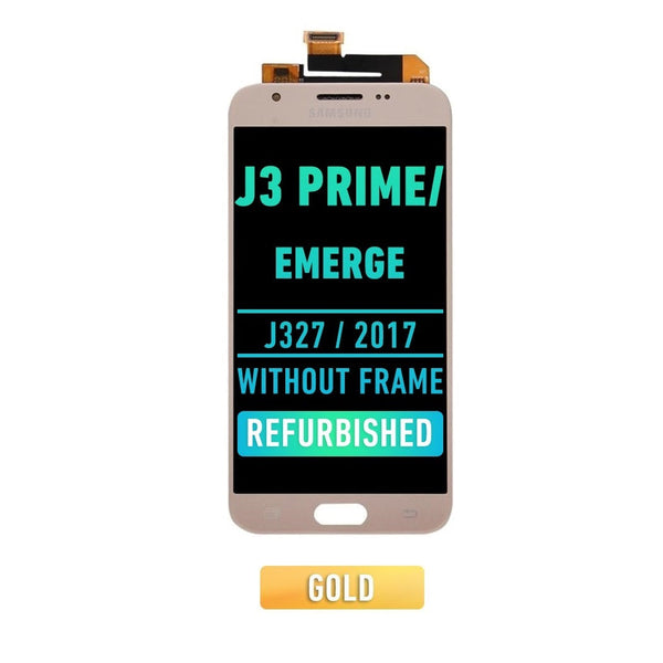 Samsung Galaxy J3 Prime / Emerge (J327 / 2017) Pantalla Sin Bisel (Reacondicionada) (Oro)