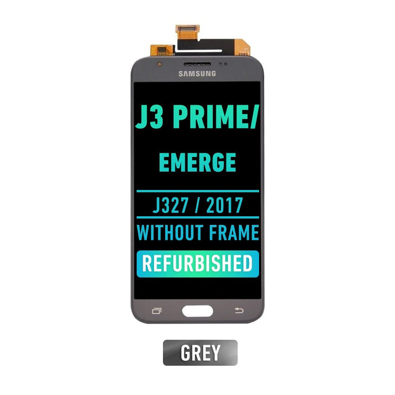 Samsung Galaxy J3 Prime / Emerge (J327 / 2017) Pantalla Sin Bisel (Reacondicionada) (Gris)