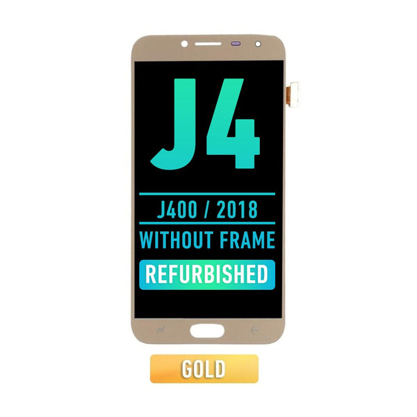 Samsung Galaxy J4 (J400 / 2018) Pantalla Sin Bisel (Reacondicionada) (Oro)