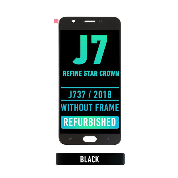 Samsung Galaxy J7 Refine / Star / Crown (J737 / 2018) Pantalla Sin Bisel (Reacondicionada) (Negro)