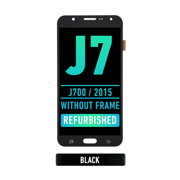 Samsung Galaxy J7 (J700 / 2015) Pantalla Sin Bisel (Reacondicionada) (Negro)