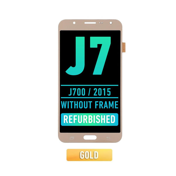 Samsung Galaxy J7 (J700 / 2015) Pantalla Sin Bisel (Reacondicionada) (Oro)