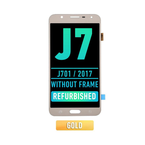 Samsung Galaxy J7 (J701 / 2017) Pantalla Sin Bisel (Reacondicionada) (Oro)