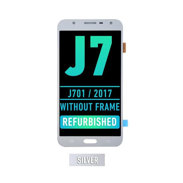 Samsung Galaxy J7 (J701 / 2017) Pantalla Sin Bisel (Reacondicionada) (Plata)