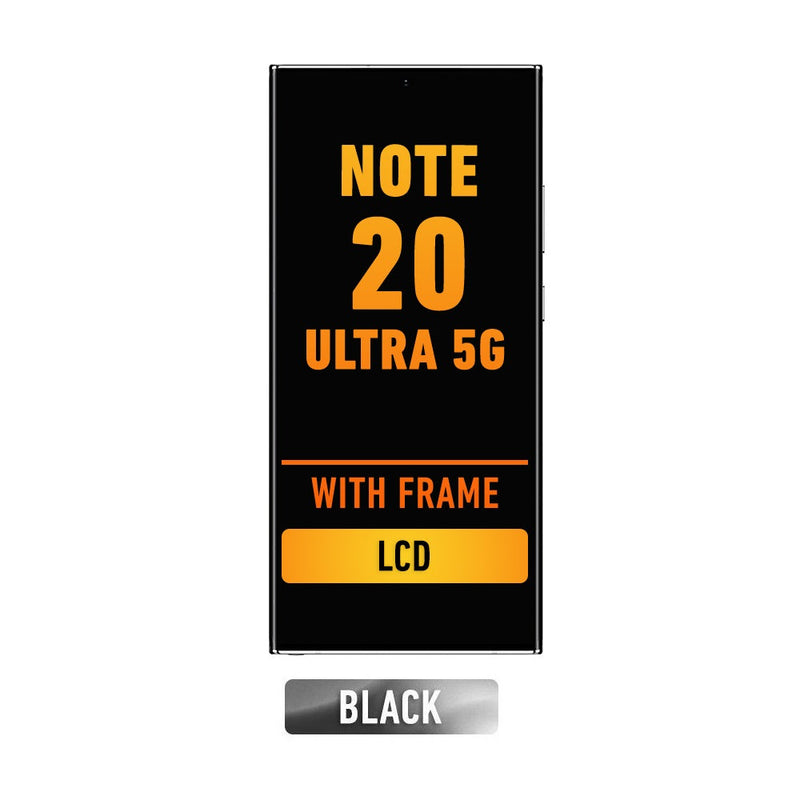 Samsung Galaxy Note 20 Ultra 5G Pantalla Con Bisel (Premium) (Mystic Negro)