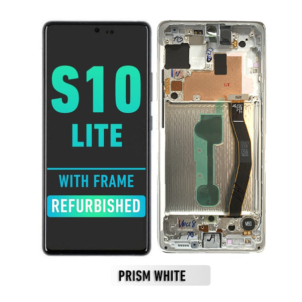 Samsung Galaxy S10 Lite Pantalla Con Bisel (Reacondicionada) (Blanco Prisma)