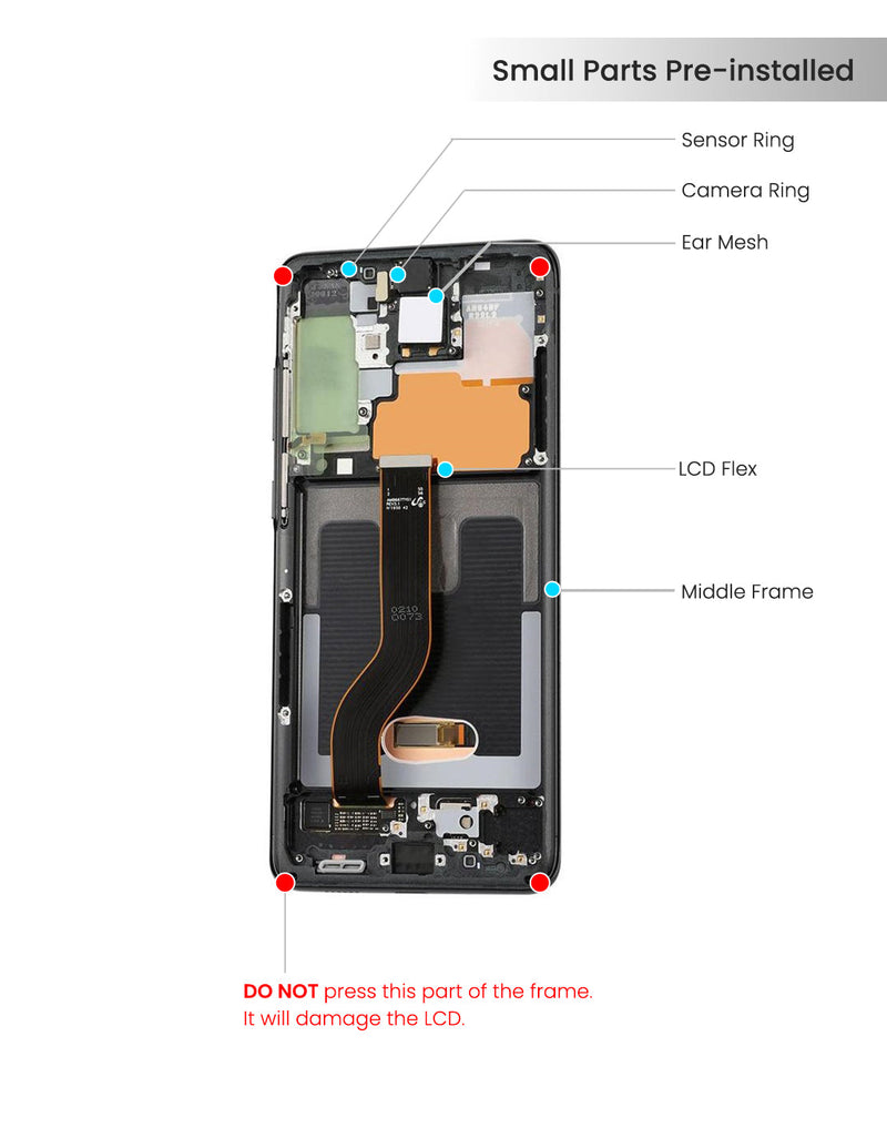 Samsung Galaxy S20 Plus 5G Pantalla Con Bisel (Compatible Con Todas Las Compañías) (Reacondicionada) (Negro Cósmico)