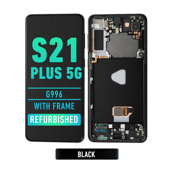 Samsung Galaxy S21 Plus 5G (G996) Pantalla Con Bisel (Reacondicionada) (Negro Fantasma)