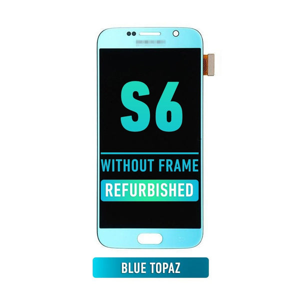 Samsung Galaxy S6 Pantalla Sin Bisel (Reacondicionada) (Azul Topacio)