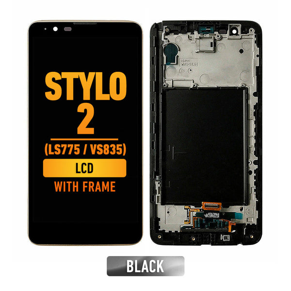 LG G Stylo 2 (LS775 / VS835) Pantalla LCD Con Bisel (Reacondicionada) (Negro)