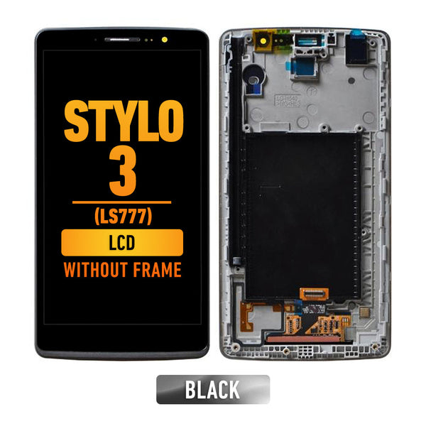 LG Stylo 3 (LS777) Pantalla LCD Con Bisel (Reacondicionada) (Negro)