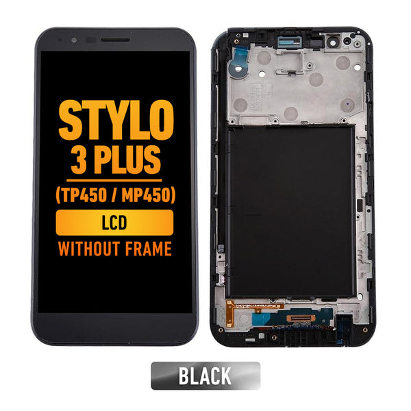 LG Stylo 3 Plus (TP450 / MP450) Pantalla LCD Con Bisel (Reacondicionada) (Negro)