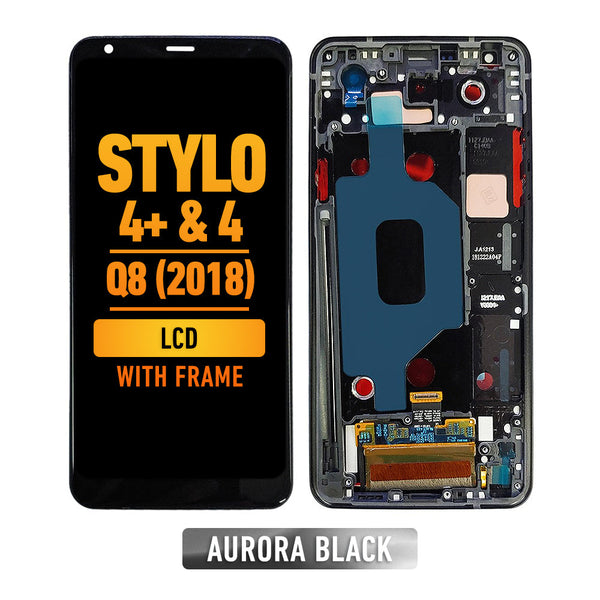 LG Stylo 4 / Stylo 4 Plus / Q8 2018 Pantalla LCD Con Bisel (Reacondicionada) (Negro Aurora)