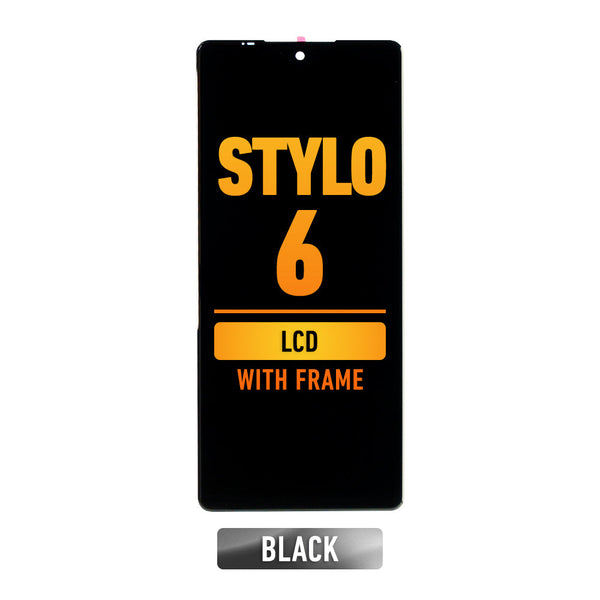 LG Stylo 6  Pantalla LCD Con Bisel (Reacondicionada) (Negro)