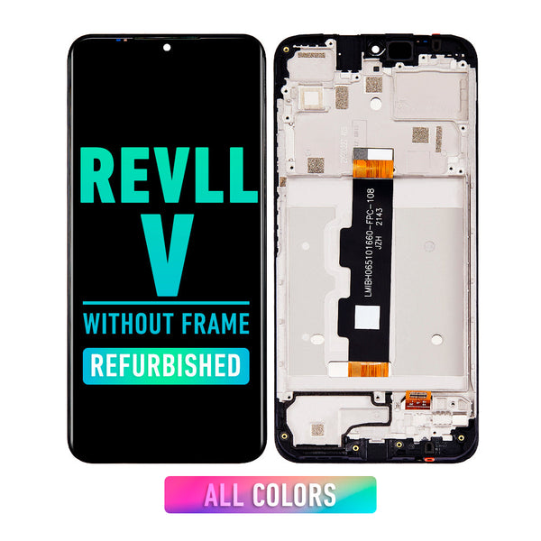 T-Mobile Revvl V Pantalla LCD Con Bisel (Reacondicionada) (Todos Los Colores)