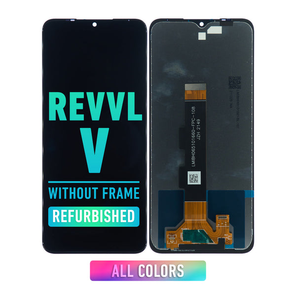 T-Mobile Revvl V Pantalla LCD Sin Bisel (Reacondicionada) (Todos Los Colores)