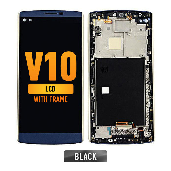 LG V10 Pantalla LCD Con Bisel (Reacondicionada) (Negro)